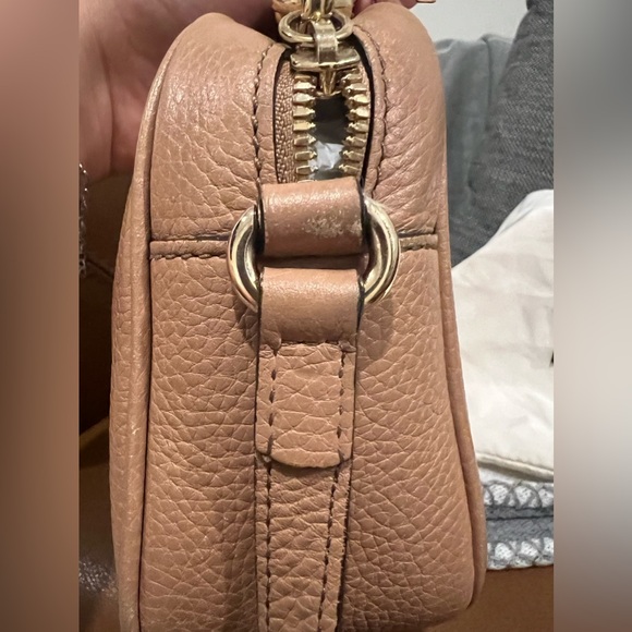 Gucci Soho Disco Crossbody Bag Beige Leather w/bonus twilly - Picture 11 of 16